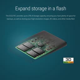 Externe SSD - Portable Harde Schijf - Snelle Data Transfer - Schokbestendig Ontwerp - 500 GB - Grijs — thumbnail 5