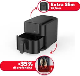 8L Luchtfriteuse met Digitaal Display en Timer voor Familiediners — thumbnail 4