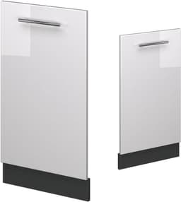 Vaatwasserfrontpaneel - Keukenfront Paneel - Keuken Inrichten - Hoogglans Afwerking - 45 cm Breed - Wit — thumbnail 5
