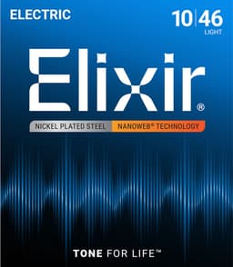 Elixir 12052 Nanoweb Snaren voor Elektrische Gitaar (10-46) — thumbnail 4