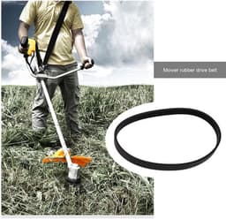 Aandrijfriem Rubber 14mm Breedte - Gesloten Lus - 490mm Omtrek - Compatibel met Qualcast M2E1032M/M2E1232M - Duurzaam - Slijtvast - Grasmaaierriem — thumbnail 4