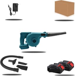 Luchtblazer Zuiger - Tuinblower Stofzuiger - Tuin en Werkplaats Reinigen - 2-in-1 Blazen en Zuigen - 880W - Zwart — thumbnail 1