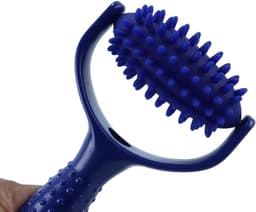 Spiermassagestok met handvat - diepe druk - twee roterende rollen - voor spierpijn verlichting - ShopVlot — thumbnail 3