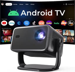 Smart Beamer - HD Projector - Native 1080P en 4K Ondersteuning - KI Spraakbesturing - Voor Thuisbioscoop — thumbnail 1