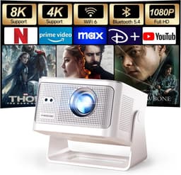 Mini Projector - Draagbaar - 1080P Full HD Resolutie - Ondersteunt 4K/8K - Voor Thuisgebruik — thumbnail 1