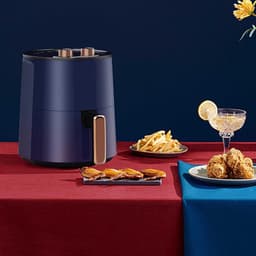 Heteluchtfriteuse - Airfryer Oven - Gezond Koken - Vetarm Eten - 5L Capaciteit - Wit — thumbnail 4