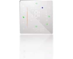 Slimme Thermostaat - Temperatuurregelaar WiFi - Energie Besparen - Voice Assistant Compatibel - 10 x 10 x 6 cm - Wit