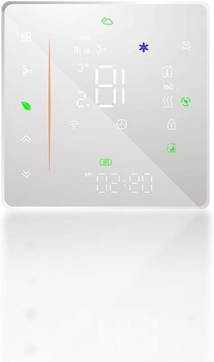 Slimme Thermostaat - Temperatuurregelaar WiFi - Energie Besparen - Voice Assistant Compatibel - 10 x 10 x 6 cm - Wit — afbeelding 1