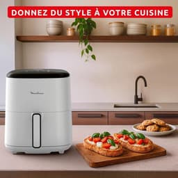 Airfryer - Heteluchtfriteuse - Gezond Koken - 10 Intuïtieve Programma's - 5 Liter - Grijs — thumbnail 5
