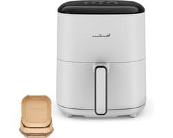 Airfryer - Heteluchtfriteuse - Gezond Koken - 10 Intuïtieve Programma's - 5 Liter - Grijs
