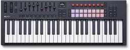 Novation FLkey 49 MK2 - MIDI Keyboard Controller voor FL Studio - 49 Semi-Gewogen Toetsen - 16 RGB Pads - 9 Faders - OLED Display — thumbnail 1