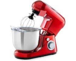 LNMsolutions® Keukenrobot - Keukenmachine - Keukenmixer - Rood - 33cm x 23cm x 38cm