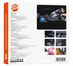 MG B23 Draadloze Auto Stofzuiger & Blazer 2in1 – 80W - Met 6 Opzetstukken - Zwart/Grijs — thumbnail 3