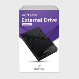 Draagbare Externe Harde Schijf 500GB USB-C 3.1 Snelle Back-up Opslag voor PC, Laptop, Mac & Telefoon — thumbnail 3