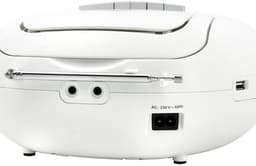 Soundmaster SCD7800WE - Boombox met DAB+/FM-radio, CD, MP3, USB en cassettespeler, wit — thumbnail 4