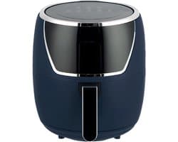 Luchtfriteuse - Airfryer Frituurpan - Gezond Koken - 360° Heteluchtcirculatie - 5 liter - Blauw