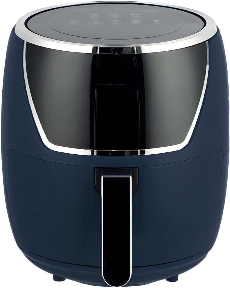 Luchtfriteuse - Airfryer Frituurpan - Gezond Koken - 360° Heteluchtcirculatie - 5 liter - Blauw — afbeelding 1