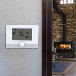 Draadloze Programmeerbare Digitale Thermostaat met Groot LCD Scherm voor CV Ketel Verwarming — thumbnail 3