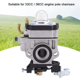 SnelShoppen - Carburetor voor Heggentrimmer, Grasmaaier, Kettingzaag 32.6Cc, Brushcutter 36Cc, Makkelijk te Installeren en Draagbaar — thumbnail 5