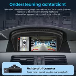 Awesafe 8.8'' Carplay Autoradio - Geschikt voor BMW E60 E61 E63 E64 E90 E91 E92 CCC Systeem 2004 t/m 2008 - GPS Navigatie - Draadloze Carplay Android Auto - Touchscreen - Bluetooth Radio - 2004 2005 2006 2007 2008 — thumbnail 2