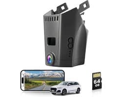 Auto Dashcam - Rijrecorder Camera - Veilige Rit Registratie - 4K Ultra HD Resolutie - 64 GB Opslag - Zwart