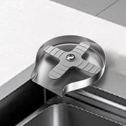 Gootsteenbekerwasser - Glazen spoeler Bekerreiniger - Keuken schoonmaken - Snelle automatische reiniging - 125 cm - Zilver — thumbnail 5