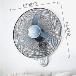 Wandventilator - Huishoudelijke Ventilator - Koelte Genieten - Super Stil - 70W - Wit — thumbnail 4