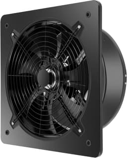 Wandventilator - Afzuigventilator Industriële Ventilator - Werkruimte Ventileren - Krachtige Koperen Motor - 16 inch - Zwart/Bruin — thumbnail 1
