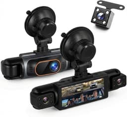 4-kanaals 360° dashcam auto — thumbnail 1