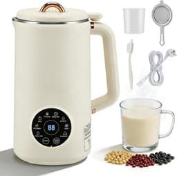 SnelShoppen - Nut Milking Machine 1000 ml - 8-in-1 Plantaardige Melk Machine - Automatische Warmhoudfunctie en Zelfreinigend - Multifunctionele Oat Mi — thumbnail 1
