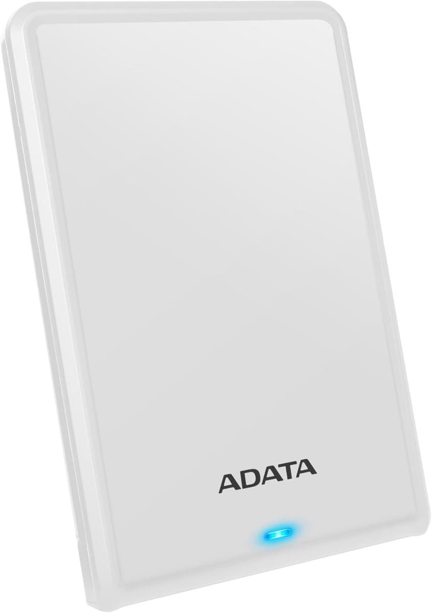 Externe Harde Schijf - Opslag Schijf - Bestanden Opslaan - Ultra Slank Ontwerp - 2 TB - Wit — afbeelding 1