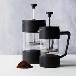 French press cafetière uit glas zwart 350ml — thumbnail 4
