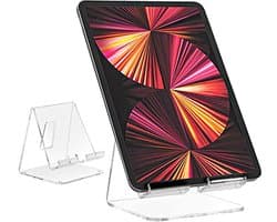 Tablethouder voor Tafel in Acryl - Geschikt voor Meeste Tablets