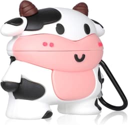 Allecto plus - Siliconen hoesje voor AirPods Pro - Leuke Cartoon Kawaii 3D Cover - Grappige Dieren Sleutelhanger - Zachte Beschermhoes voor AirPods Pro - Meisjes Kinderen Vrouwen - Shell Cases - Roze — thumbnail 2