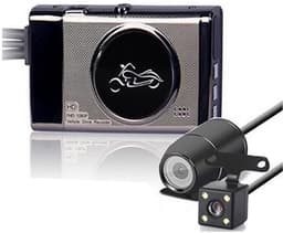 Camera motorfiets dubbele lens voor/achter dubbele opname auto DVR — thumbnail 1
