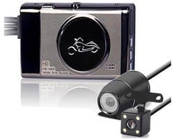 Camera motorfiets dubbele lens voor/achter dubbele opname auto DVR