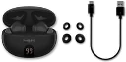 PHILIPS TAT2520BK - TWS oordopjes met display - ANC - IPX4 - multipoint - aanraakbediening - 20 uur afspeeltijd - Werkt met app - Zwart — thumbnail 3