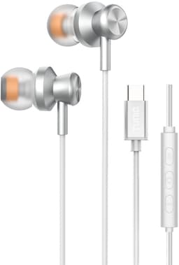 TUNIQ Bedrade Oortjes USB-C - Aluminium Oordopjes met Microfoon - Diepe Bas, Comfortabele Pasvorm en Volumeregeling - Geschikt voor iPhone 17, Samsung, Xiaomi, OnePlus en meer — thumbnail 1