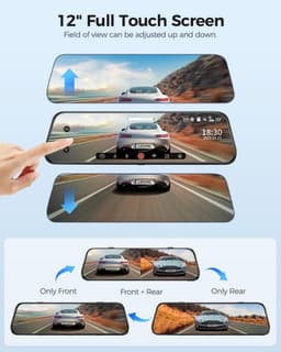 Dashcam voor auto voor en achter – Dual dashcam – Voor- en achtercamera – Autocamera – Full HD dashcam – Dashcam met nachtzicht – Dashcam met bewegingssensor – Groothoeklens – Parkeermodus – Loop recording – Dashcam met SD-kaart — thumbnail 4
