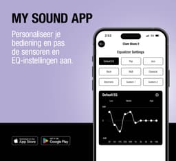 Fresh 'n Rebel Clam Blaze 2 – Draadloze Bluetooth Koptelefoon – 80 uur Speelduur – Inclusief App - Met volume wiel - Dreamy Lilac — thumbnail 8