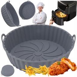 Siliconen Inzetstuk Airfryer - Ronde Bakvorm voor Airfryer 20.5cm — thumbnail 1