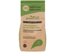 Greenhub Vaatwastabletten plasticvrij 120 Stuks
