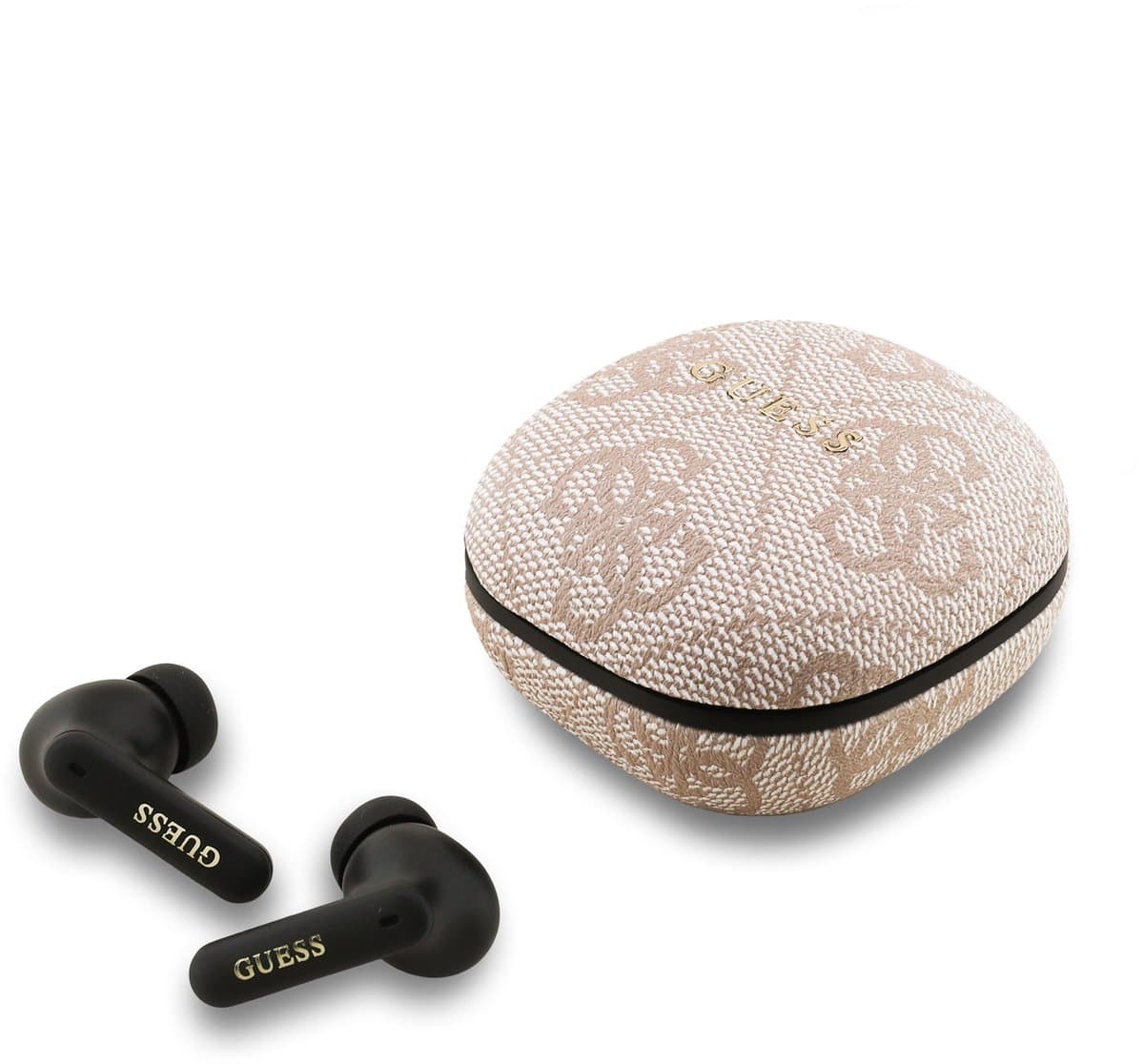 Guess Bluetooth Earbuds - TWS - ENC 4G - Classic Metal Logo - Roze — afbeelding 1