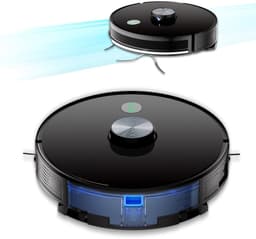 NexZone A8S - Robotstofzuiger Met Dweilfunctie - HEPA - Automatisch laden - 4500Pa - Huisdieren - Zwart — thumbnail 1