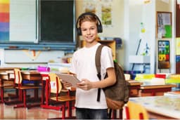 Koptelefoon kinderen met draad - Kinderkoptelefoon - Bedrade hoofdtelefoon - Veilig volume - School - Tablet - Laptop - Reizen - Muziek luisteren — thumbnail 2