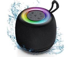 Lzwintrading Bluetooth Speaker Draadloos - IP67 Waterproof - Draagbare Outdoor Mini Luidspreker - Sterke Bas met Basradiatoren - 12 Uur Afspeeltijd - Geschikt voor Badkamer, Kamperen, Fietsen