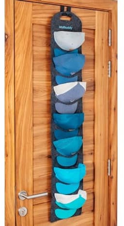 Hanging Cap Holder for 7 Caps - Stylish Storage Solution for Baseball Caps and Headgear — thumbnail 1