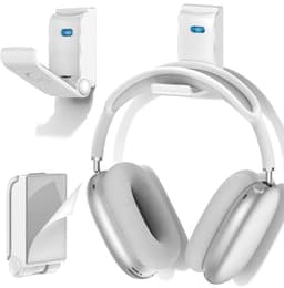 Hoofdtelefoonhouder voor Gaming - Universele Opvouwbare Wandstandaard in Wit — thumbnail 1