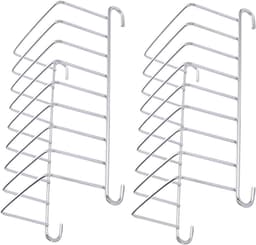 QTTVBTNA -2 Stuks Roestvrijstalen Toastrek voor Airfryer – Broodhouder en Grillrek voor Heetluchtfriteuse, Oven en Stoompan – Duurzaam Accessoire voor Brood, Toast en Groenten — thumbnail 1