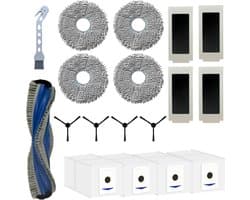 Accessoirespakket voor Ecovacs Deebot T30 Omni/T30 Pro Omni - Zak/Filter/Dweil/Zijborstel/Afzuigrol